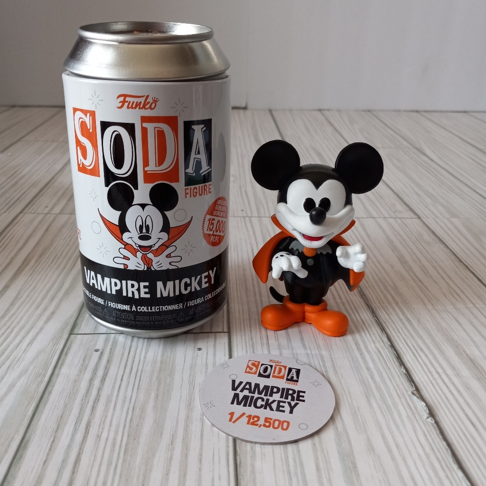Funko Soda Halloween Vampire Mickey Mouse Vinyl Figure